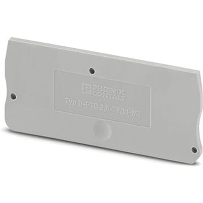 Phoenix Contact Eindafdekking D-PTC 2.5-TWIN-MT Grijs - 3270100 [50 Stuks]