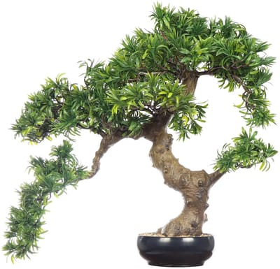 Kunst Bonsai Boom 60 cm | Groen | Kunst Bonsai Boom - Nep Bonsaiboom - Decoratieve Kunst Bonsai boom