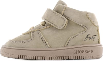 Baby | Babysneakers | Meisjes, jongens | BEIGE | Leer | Shoesme | Maat 18