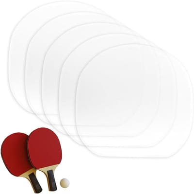 Tafeltennisbescherming - Batjes folie - Sport accessoires - Zes stuks set - Universeel - Transparant