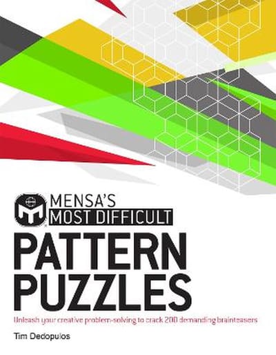 Mensa's Most Difficult Pattern Puzzles