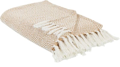 TOUTLI - Bedsprei - Beige - 220 x 240 cm - Katoen