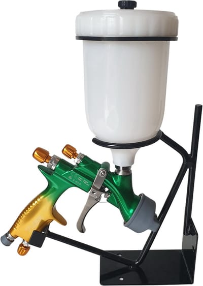CEZET Professioneel Premium Spuitpistool - verfspuit - verfpistool - TR 300 met cup, multicolour - HVLP - 1.4 mm nozzle - automotive - werkplaats