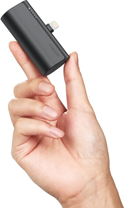 Veger Powerbank - PLUGON PRO-C - W0558 - 5000 mAh - 20 Watt - USB-C - Zwart