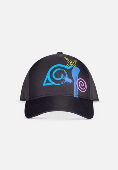 Naruto Icon Cap zwart Polyester Heren - Anime, Fan merch, Film, TV-series