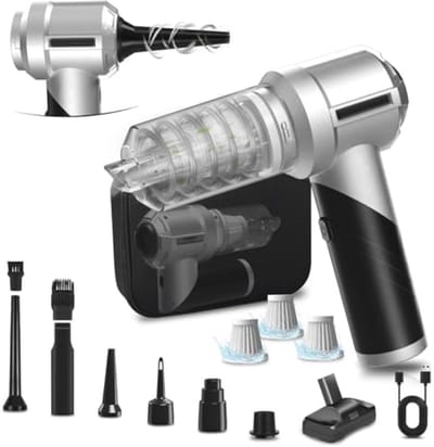 4-in-1 handstofzuiger accu met borstelloze motor - krachtige 25 kPA