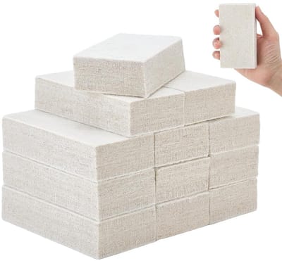 Dailygoods- Wolvilt Blokken 12 Stuks - Zacht Wolmateriaal - Raamfolie