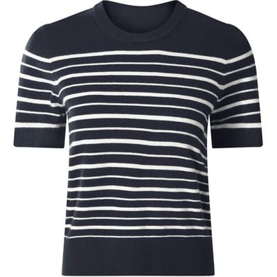 ESMARA Gebreide dames top (Marineblauw, XS (32/34))