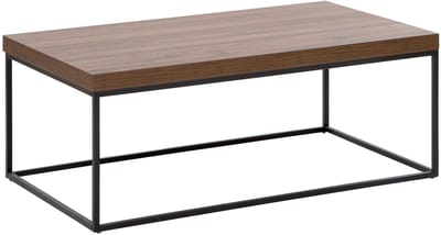 DELANO - Salontafel - Donkere houtkleur - MDF