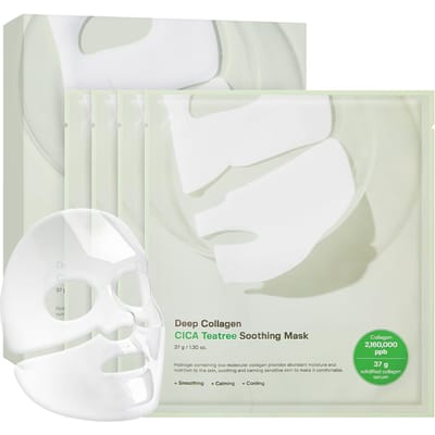 SUNGBOON EDITOR Masque Apaisant Deep Collagen Cica Arbre à Thé 37g*4EA