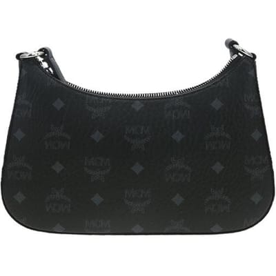 MCM Aren Visetos Monogram Reliëf Laurier Logo Patroon Natuurlijk Leer Schoudertas Dames Schoudertas Zwart MWHGSTA04BK001 Basic Set (Bag+Dust Bag) white