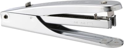 Metalen nietmachine - Bureau nietapparaat - Papier nieten - Volledig metalen behuizing - 14 cm - Zilver
