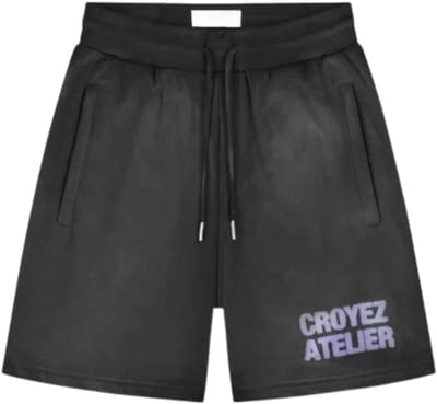 Croyez - Broek Zwart Croyez Sprayed Atelier Shorts Shorts Zwart Crb30026015