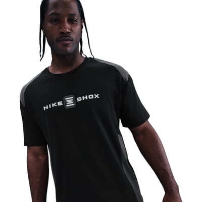 Nike Shox T-shirts Heren - Zwart - Maat S - Katoen Jersey