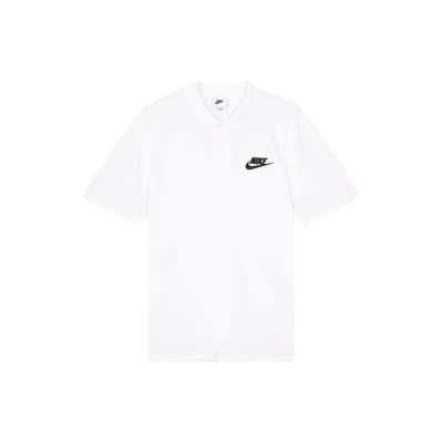Nike Sportswear Effen Logo Casual Poloshirt Heren Tops Wit 909747-100 XXL white