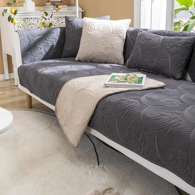 Jacquard Bankhoes Verdikt Antislip Kussenhoes Katoen Fluweel Universele Woonkamer Bankhoes Meubelbeschermhoes 70x70cm