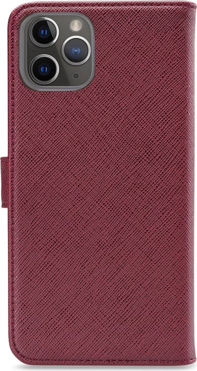 My Style Telefoonhoesje geschikt voor Apple iPhone 11 Pro Max Hoesje | My Style Flex Wallet Bookcase Portemonnee | Pasjeshouder voor 3 Pasjes | Telefoonhoesje voor Pinpas / OV Kaart / Rijbewijs - Bordeaux | Bordeaux rood