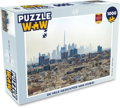 Puzzel De vele gezichten van Dubai - Legpuzzel - Puzzel 1000 stukjes volwassenen
