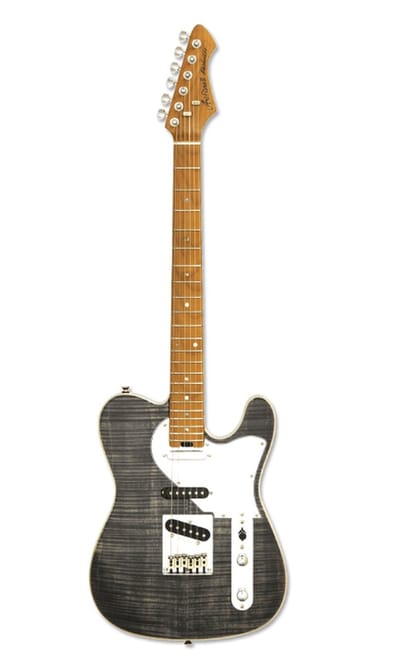 Aria 615-MK2 Hot Rod Collection Nashville BKDM Diamand T-Style Elektrische Gitaar Black