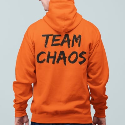 Oranje EK WK Koningsdag Hoodie Team Chaos XS
