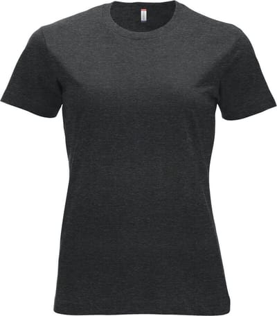 Clique New Classic-T Women 029361 - Antraciet Melange - XS