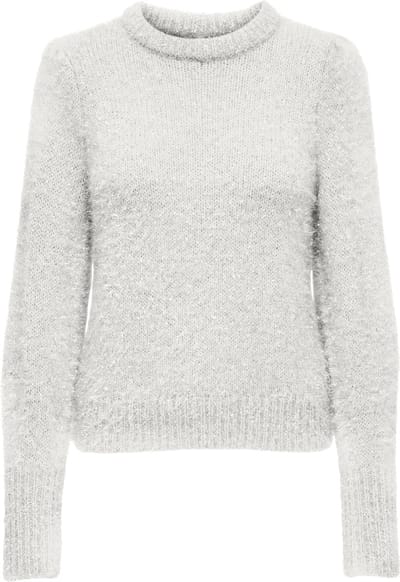 Only Lanni Glitter Puff Gebreide Trui Dames - Maat XS