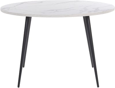 ODEON - Eettafel - Wit - 120 x 120 cm - MDF