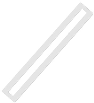 Dailygoods- Parkeerplaatslijnsjabloon Duurzaam - Opvouwbaar - Nauwkeurige Wegmarkering - Flexibel Siliconenmateriaal - Handige Papieren Omhulling - Consistente Lijnmarkeringen - Lijnmarkering