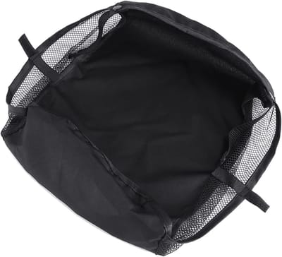 Pram Organizer met Onderste Basket voor Kinderwagens, Ideaal voor Winkelen en Opbergruimte, 30.5 x 25.5 x 10.2 cm