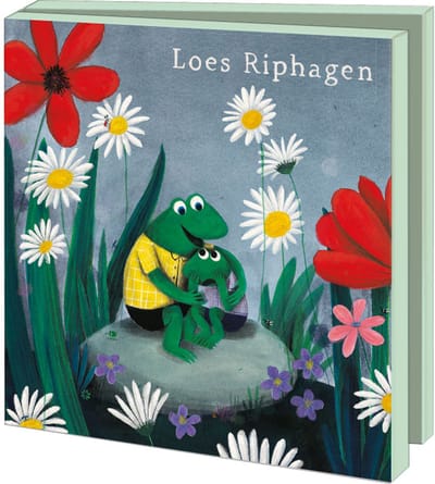 Bekking & Blitz - Wenskaartenmapje - Set wenskaarten - Kunstkaarten – Museumkaarten - Uniek design - 10 stuks - Inclusief enveloppen – Kikker Kees - Kom mee, Kees - Loes Riphagen