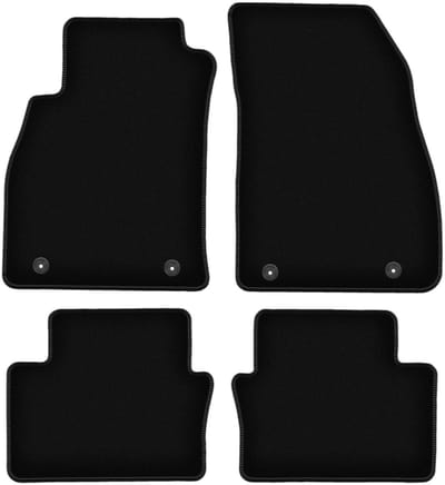 BASIC zwarte veloursmatten voor: Chevrolet Malibu V stationwagen, liftback, sedan (2011-2015)
