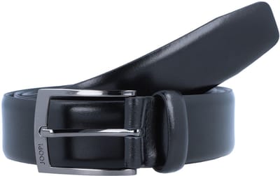 JOOP! Leren Riem Men's Coll. Belt 3,5 CM W80 Black Zwart