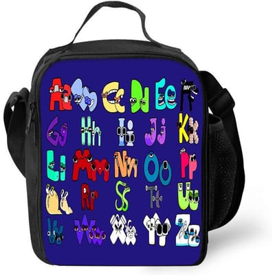 Geïsoleerde Lunchtassen Game Alphabet Lore Thermische Tas Lunchcontainer Lekvrije Tote Lunchbox Voedselopbergzakken