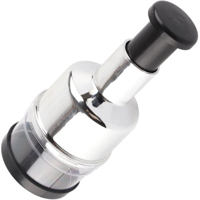 Dailygoods- Voedsel Chopper Handmatig - Uienhakker - Groente Snijder - RVS - Compact - Eenvoudig te Reinigen