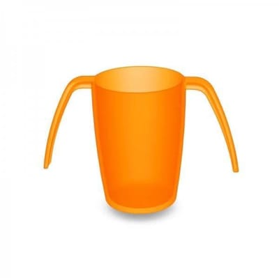 Vitility Ergoplus Drinkbeker – Oranje – Ergonomisch & Anti-lek