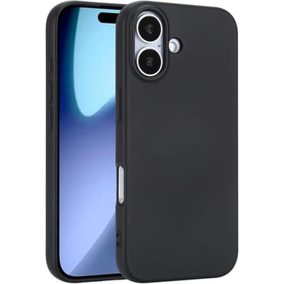 ShieldCase siliconen back cover geschikt voor iPhone 17 (zwart) – zacht hoesje met premium bescherming, perfecte pasvorm en stijlvol design