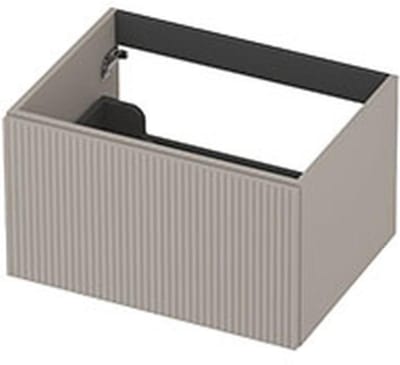 INK - Onderkast 1L Gelakt Gefreesd Tbv Greep - 600x450x350 Mm - Kasjmier Grijs