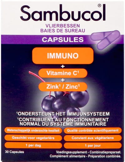 Sambucol - Immuno Forte Capsules - 2 x 30 capsules - Voordeelverpakking