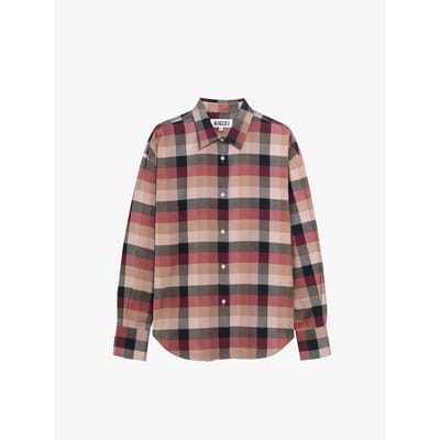 Langarm geruite blouse voor dames Aigle