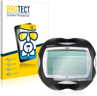 Screenprotector voor Mares Nemo Wide 2 Beschermglas transparant