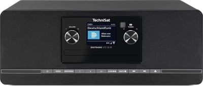 TechniSat DIGITRADIO 372 CD IR, Internet, Analoog & digitaal, DAB+, FM, 87,5 - 108 MHz, 174 - 240 MHz, 10 W