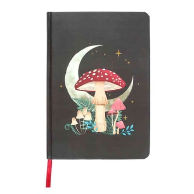Something Different - Forest Mushroom A5 Notitieboek - Multicolours - Magische Bospaddenstoel notitieboek - (hxbxd) ca. 21cm x 14,6cm x 1,7cm