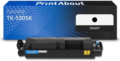 PrintAbout huismerk Toner TK-5305K Zwart Geschikt voor Kyocera