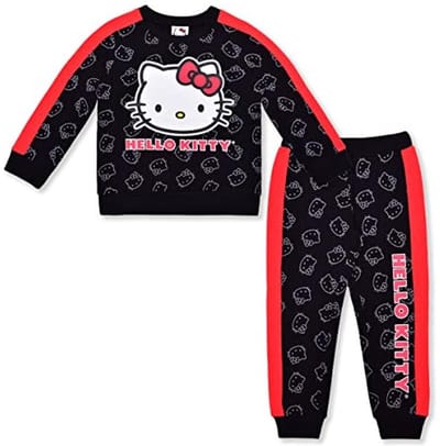 Schattige meisjes 2-delige trui en broek set voor baby's, peuters en grote kinderen