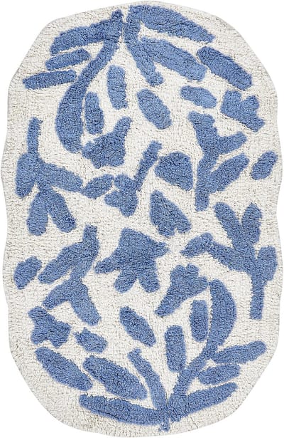 DERIK - Badmat - Gebroken wit - 60 x 90 cm - Katoen