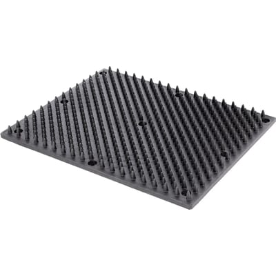Excellent Borstelmat - Bevordert het dierenwelzijn en is een weldaad voor huid en haar - Geschikt voor paarden, kalveren en geiten - L60xB40cm - Zwart
