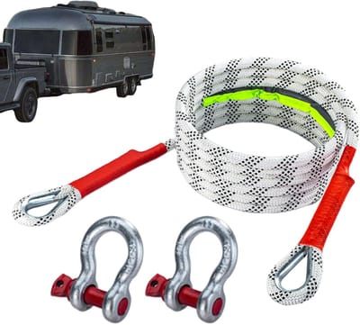 Herstelkoord Nylon - Reddingslijn Sleepkabel - Off-road Redding - Hoge Rek Sterk - 5 Ton 5 Meter