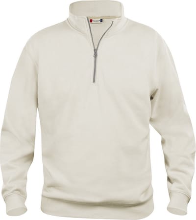 Clique Basic Half Zip 021033 - Licht khaki - XXL