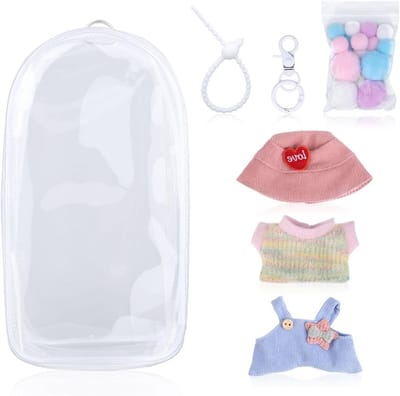 Allecta - Poppenkledingset met Accessoires en Display Tas - Leuke Poppenoutfits als Speelgoedcadeau