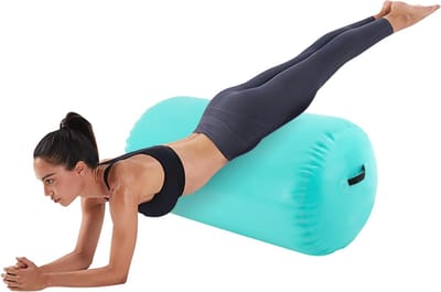 Opblaasbare Gymnastiekrol - Ideaal voor Fitness, Training en Body Shaping - 100 x 60 cm